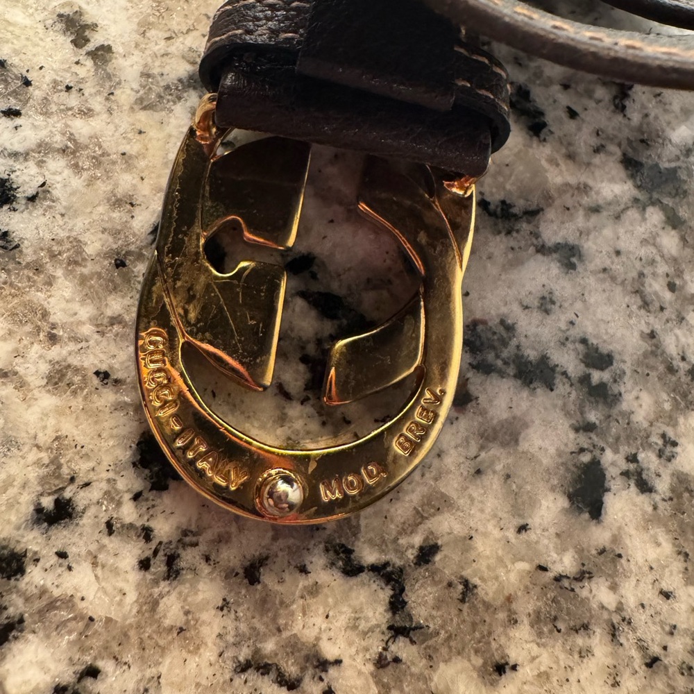 Vintage Gucci Leather Waist Belt - Picture 5 of 6